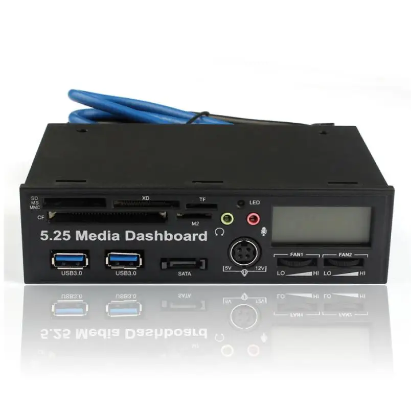 5 25 дюймов USB 3 0 скорость Media Dashboard Фронтальная панель ПК мультикард ридер **|usb memory