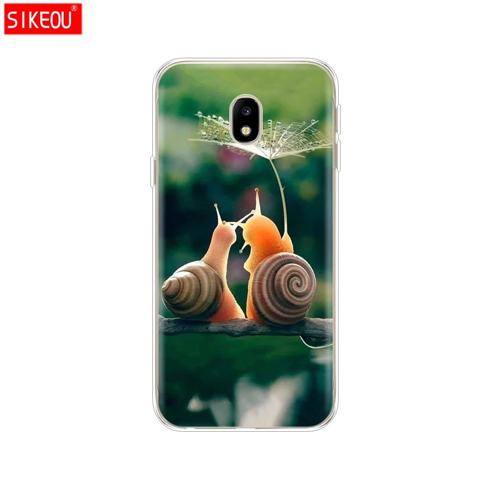 12055 Чехол для телефона для samsung Galaxy J7 J730F J7 Pro Чехол Мягкий ТПУ силиконовый чехол для samsung J7 J730 чехол кошка - Цвет: 12055