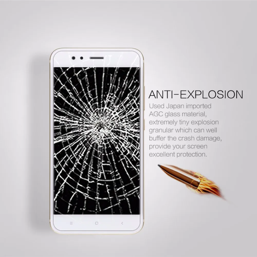 Nillkin для Xiaomi mi 6X 5X Стекло 9H Закаленное стекло Защитная пленка H/H + Pro 5 дюймов