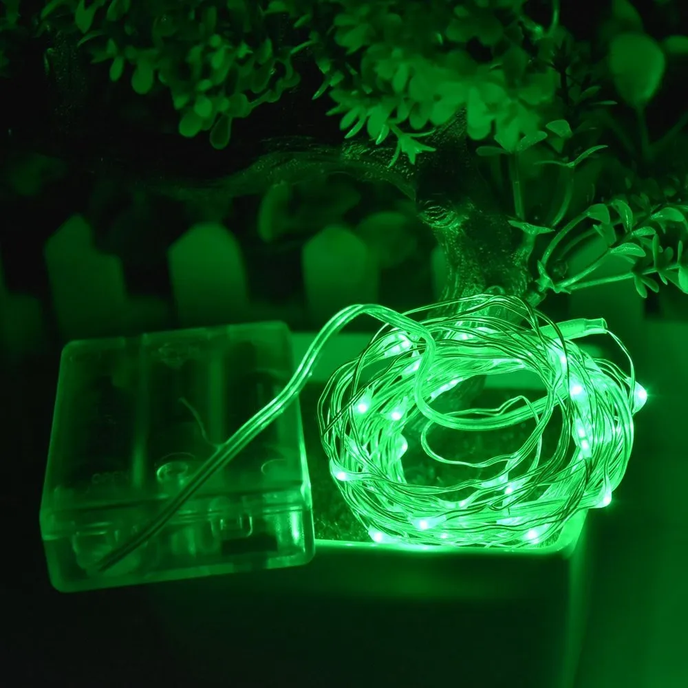 Светодиодная гирлянда Рождественские огни серебряная проволока 3 м 30 Led на