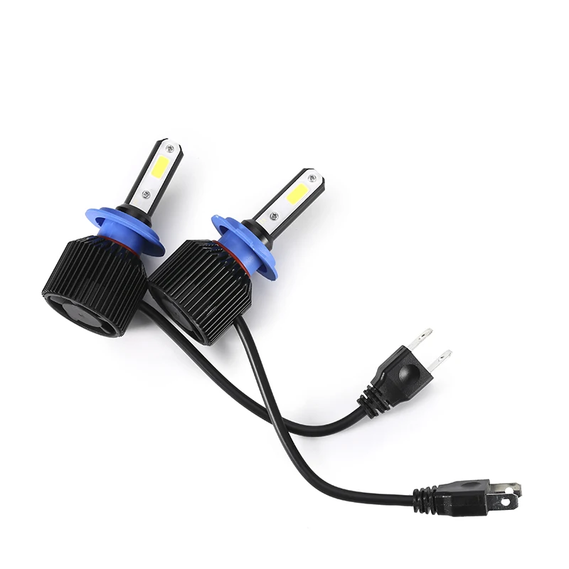 2 шт. авто H4 LED H7 H1 H3 9006 HB4 H8 9005 HB3 автомобиля Фары для 72 Вт 8000lm высокое светодиодные