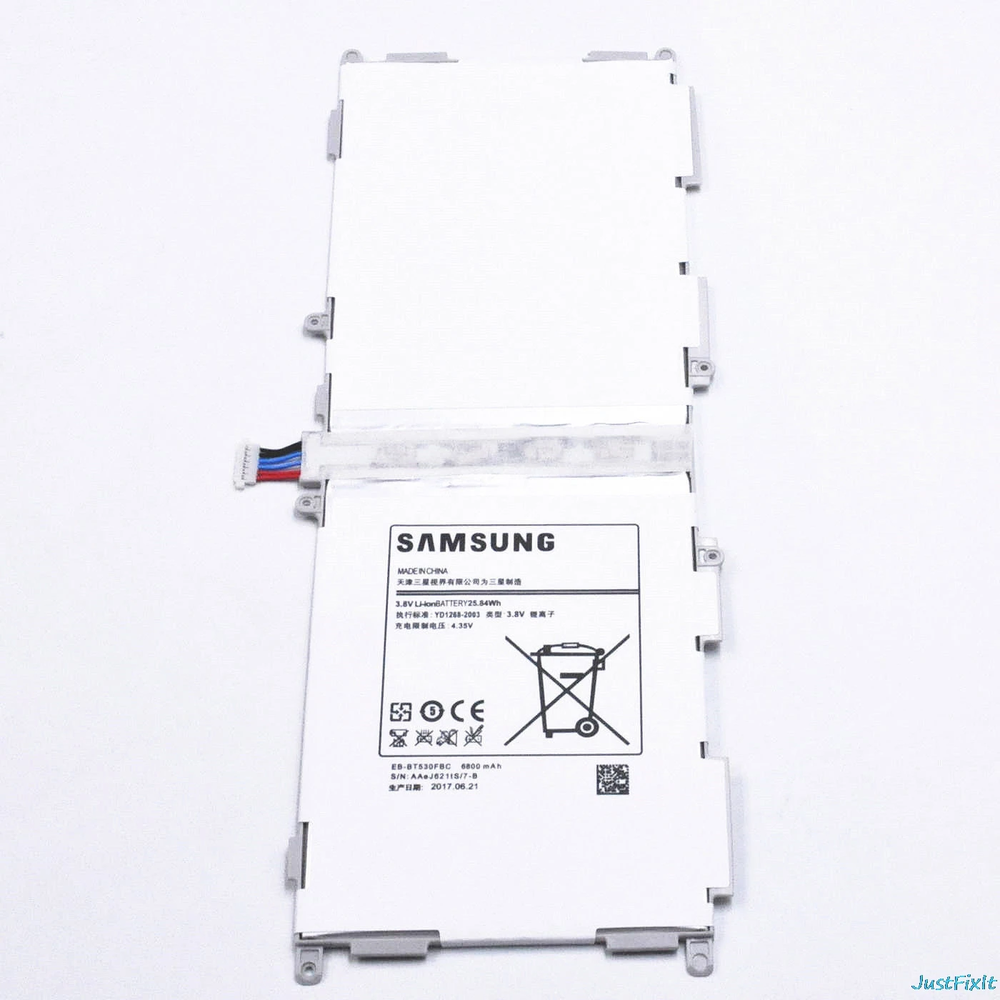 Новый оригинальный Батарея EB-BT530FBU EB-BT530FBC для samsung GALAXY Tab4 Tab 4 SM-T530 T531 T535 T537 T533 6800 мА-ч