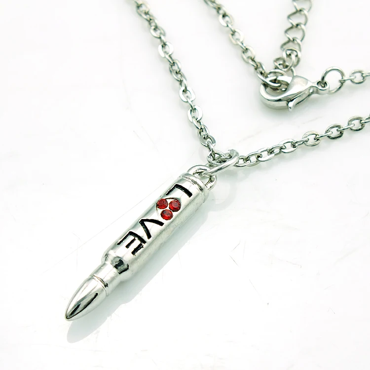 JINGLANG новые модные Кулоны ожерелье красный карандаш для нанесения страз Подвески