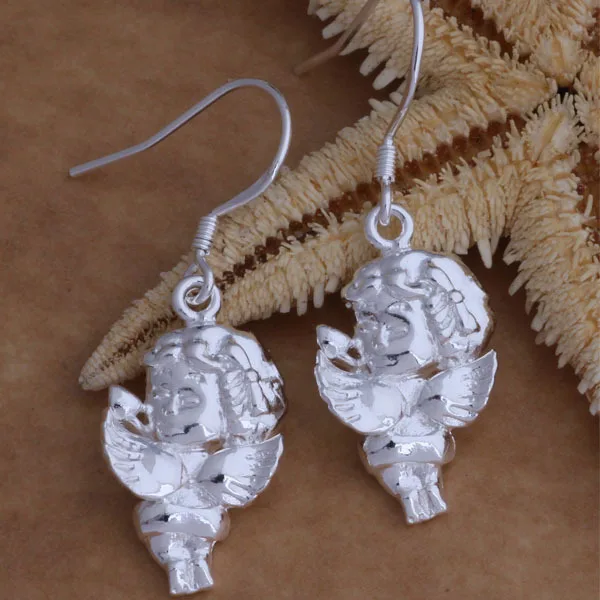 Оптовая продажа высококачественные посеребренные модные ювелирные серьги WE-046 |