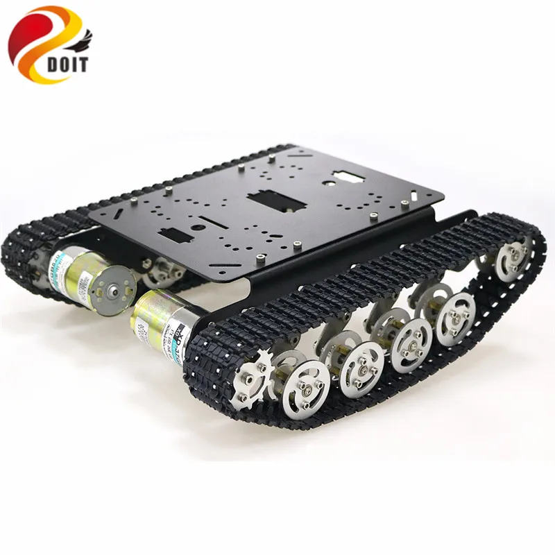 TS100 амортизатор из металла робот цистерны комплект шасси для Arduino uno r3 Малина