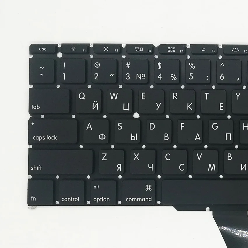 Новая маленькая русская клавиатура + Подсветка для MacBook Air 11 6 дюйма A1370 A1465 2011-2015