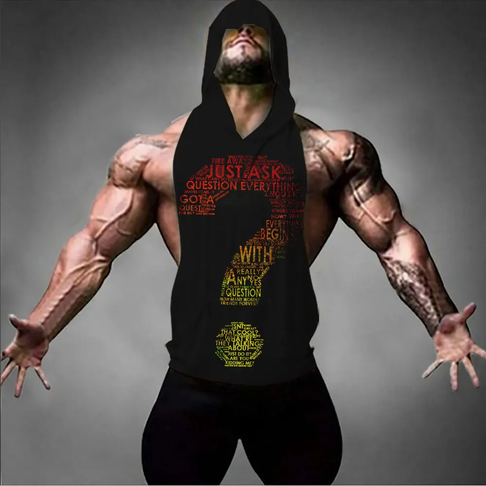 Новое поступление майка для тренажерного зала 3D печатных мужчин Топ Мышцы