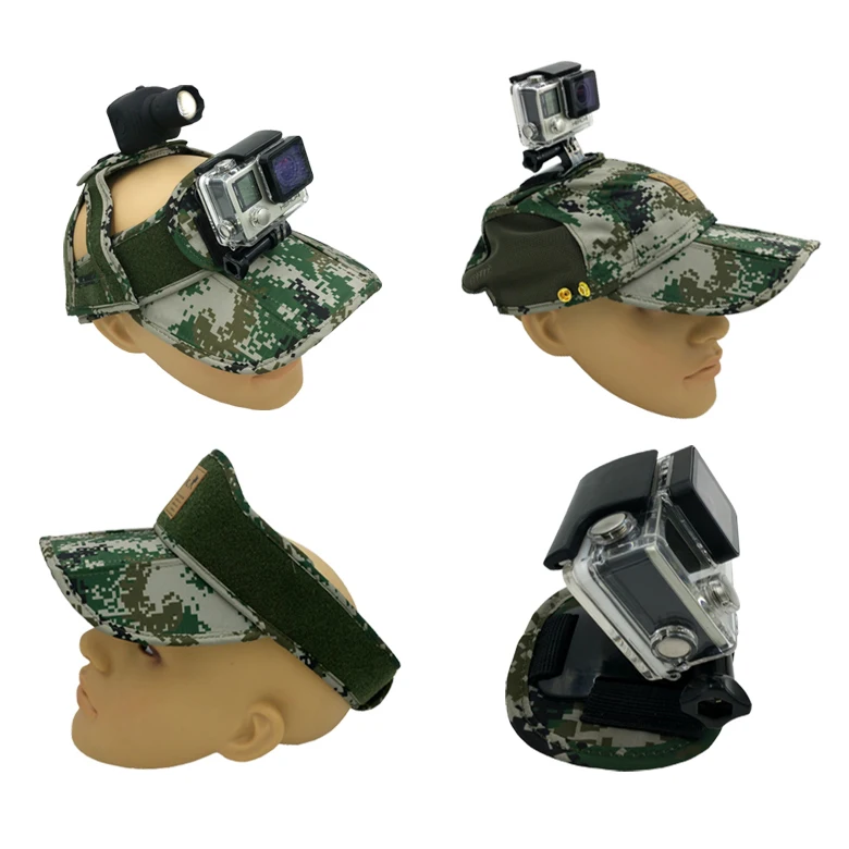 Многофункциональная Спортивная Кепка для мини видеокамеры шапка экшн камеры Gopro Hero 5/4/3 SJ4000 SJ5000 SJ6000|camcorder