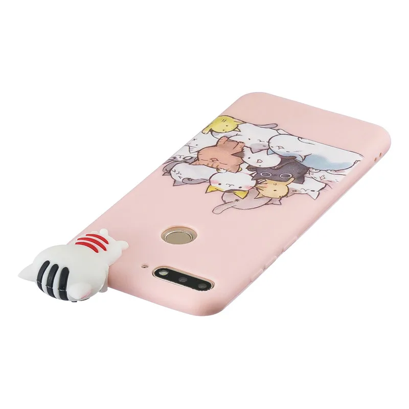 Soft TPU Case For Coque Huawei honor 7A Pro case 5.7 inch Cover Y6 Prime 2018 3D DIY Dolls Toys Phone Capa Funda | Мобильные