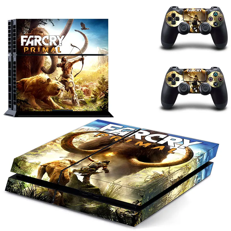 Наклейка Game Far Cry Primal для консоли Sony PlayStation 4 и контроллера PS4 виниловые