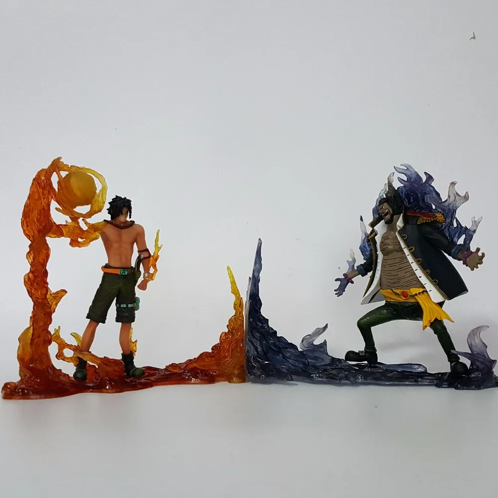 Экшн-фигурки One Piece Ace vs учить ПВХ Фигурки 150 мм Fire Devil фрукты DXF аниме игрушка