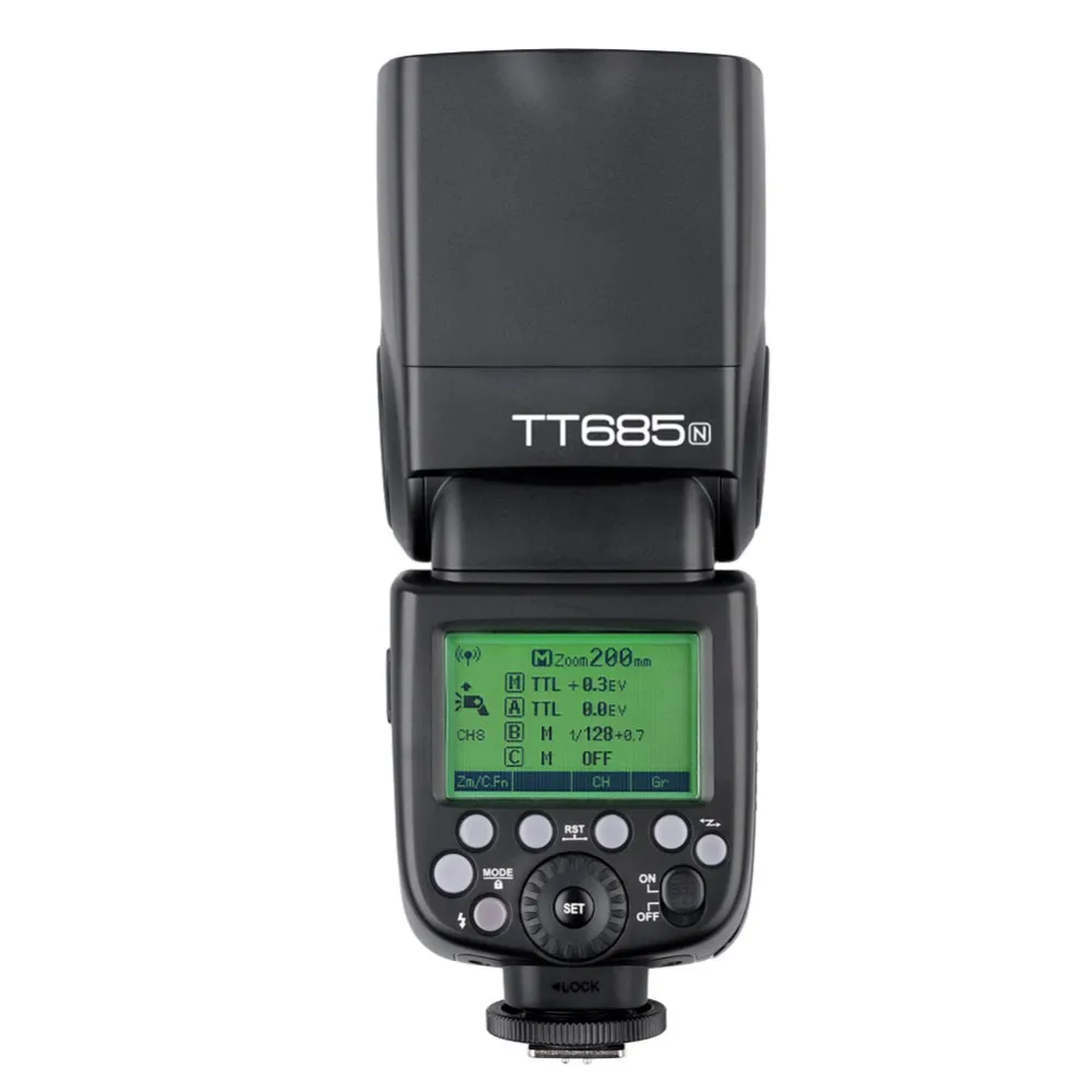 Вспышка Godox TT685/N Speed lite высокоскоростная для Nikon D80 D90 D7100 D5100 D5200 D3100 D3200 | Электроника