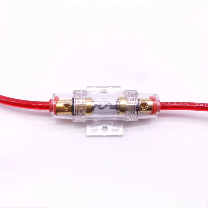 1 шт. IMC аудио 60 80 Amp встроенный AGU Держатель предохранителя и предохранитель подходит для 4 8 10 стандартный провод для Автомобильная аудиосистема усилитель