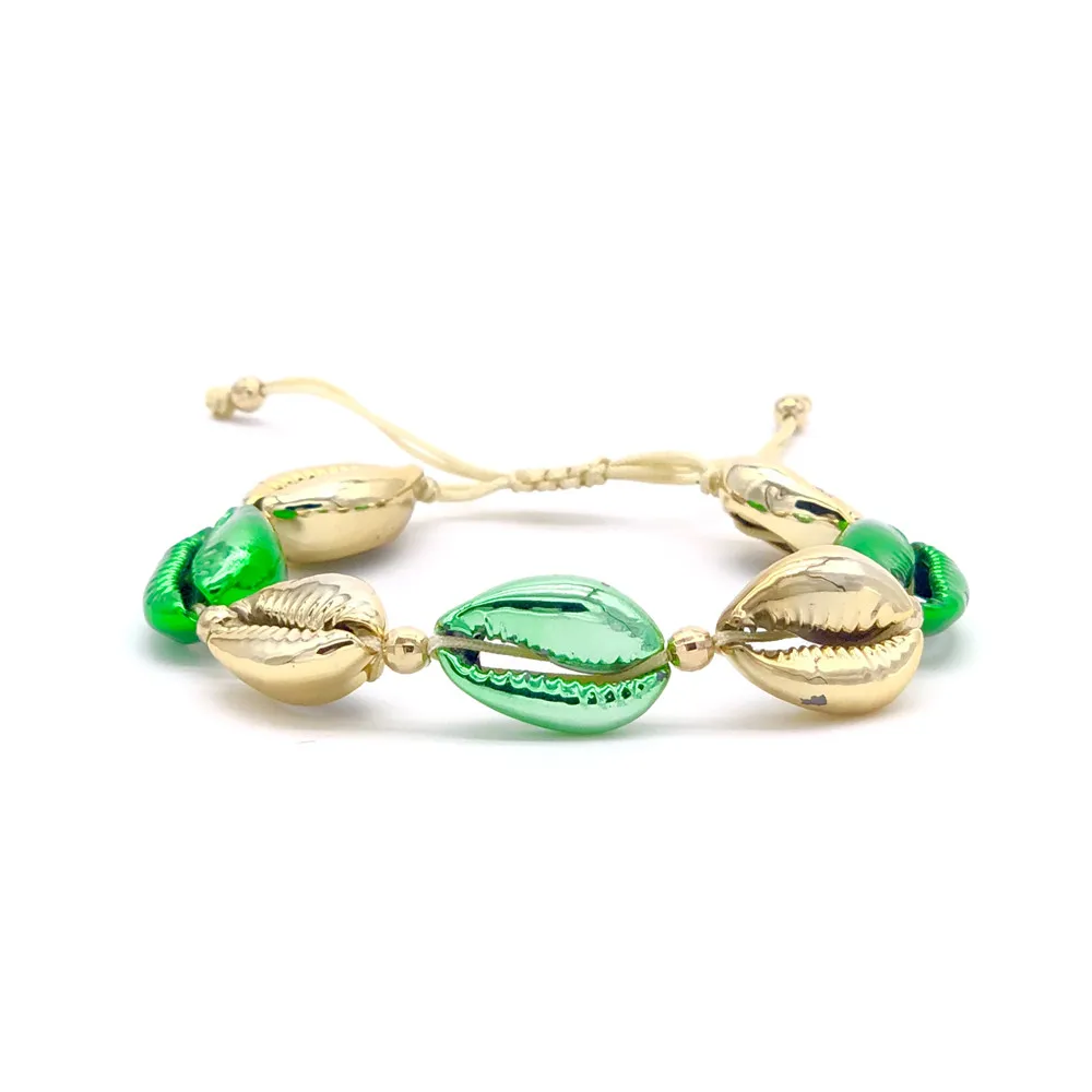 B-B190003D Pulseras Go2boho Puka Shell браслет Богемия женские летние ювелирные изделия мода Insta fit MIYUKI браслет Pulsera золотая пластина натуральная оболочка - Окраска металла: B-B190003D Pulseras