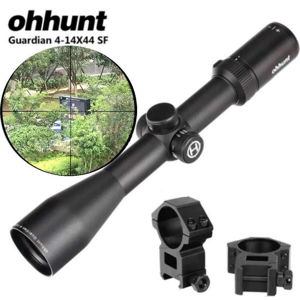 Тактический прицел ohhunt Guardian 4 14X44 SF для охотничьей винтовки трубка 30 мм боковой