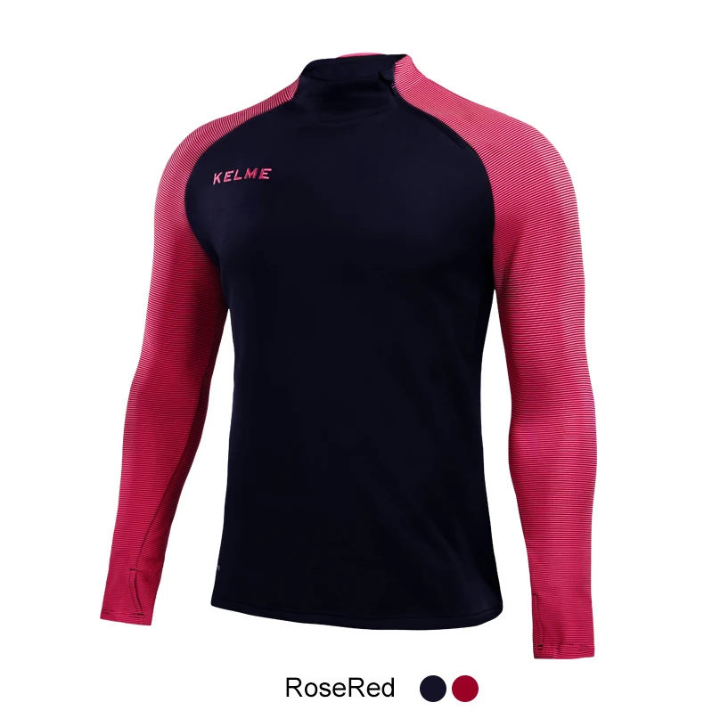 KELME Мужская Весенняя компрессионная футбольная тренировочная Джерси куртка свитера куртки на молнии футбольные рубашки спортивные майки 3871301