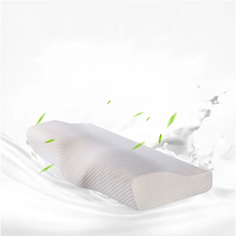 Ортопедическая подушка для шеи Butterfly design из пены с эффектом памяти и медленным