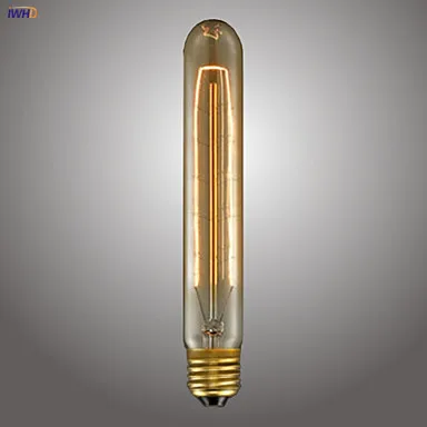 IWHD Diamond ампулы Эдисон лампы Светильник лампочка E27 40W промышленный Настенный декор лампада подвесной светильник в стиле ретро ST64 T30 Lampara Винтаж лампа Bombillas