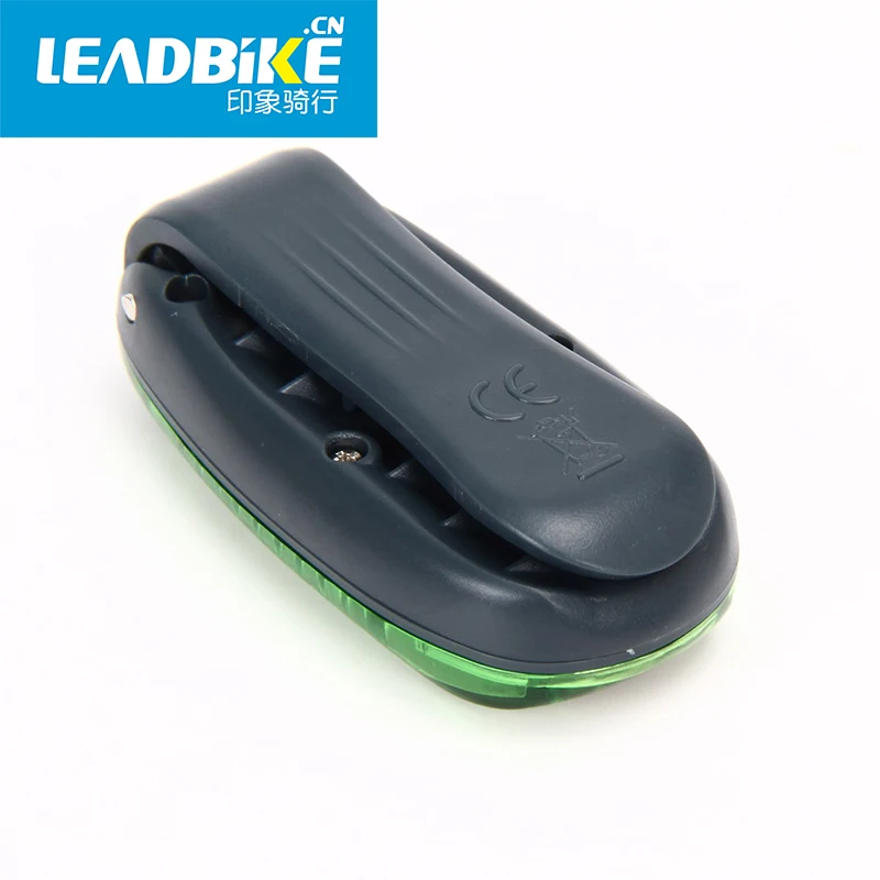 Велосипедный мини фонарь LEADBIKE 3 светодиода задний для велосипеда ABS 2 режима
