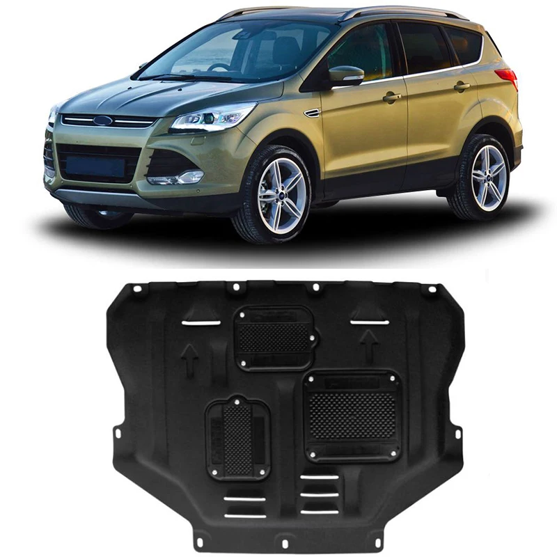 Автомобильный Стайлинг для Ford Escape пластиковая стальная защита двигателя для Escape 2013- противоскользящая пластина двигателя крыло 1 шт