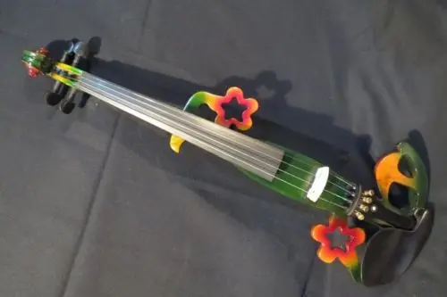 Хорошая дизайнерская скрипка обтекаемая электрическая 4/4 с дизайном песен