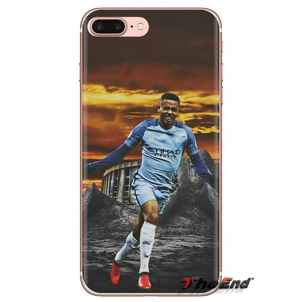 Футболист Gabriel Jesus 33 для LG G3 G4 Mini G5 G6 G7 Q6 Q7 Q8 Q9 V10 V20 V30 X Power 2 3 K10 K4 K8 2017 силиконовый