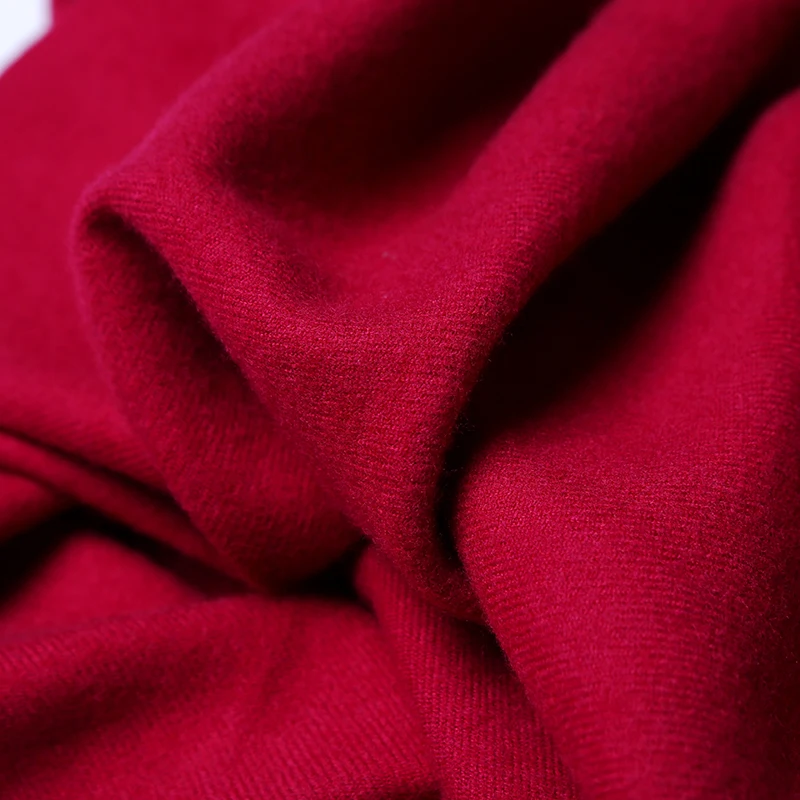 Шарфы из кашемира красного цвета для женщин с бахромой, теплый зимний шарф, высокое качество, женский шарф для вечеринок на открытом воздухе, большой платок.