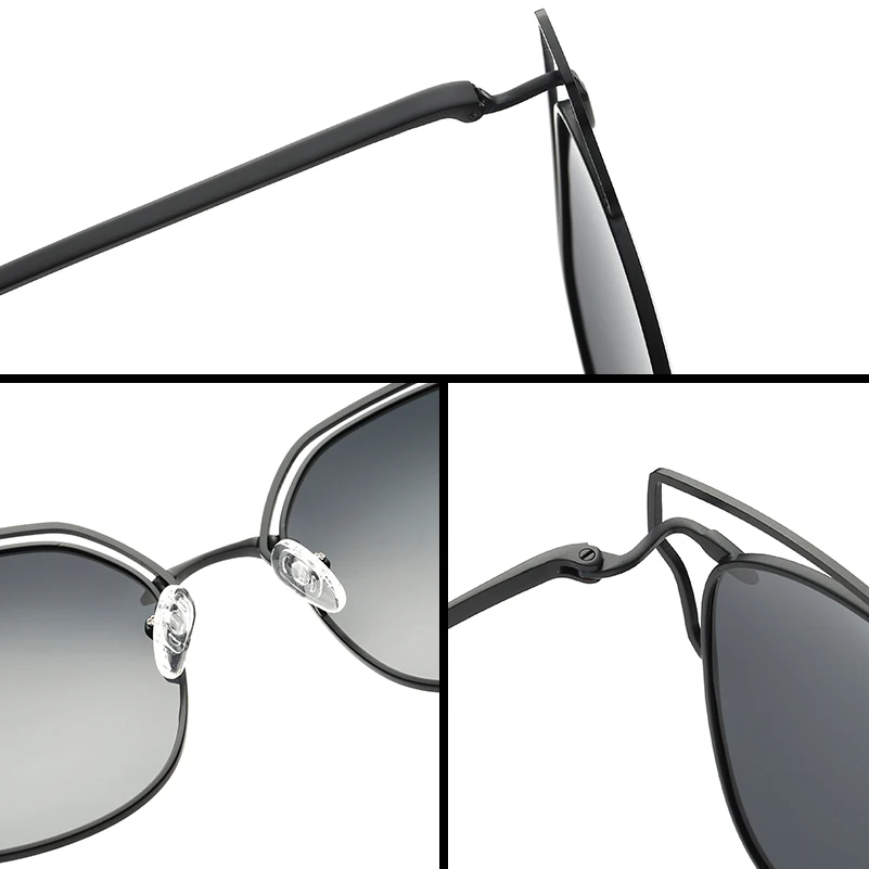 Очки солнцезащитные женские поляризационные в ретро стиле популярные модные