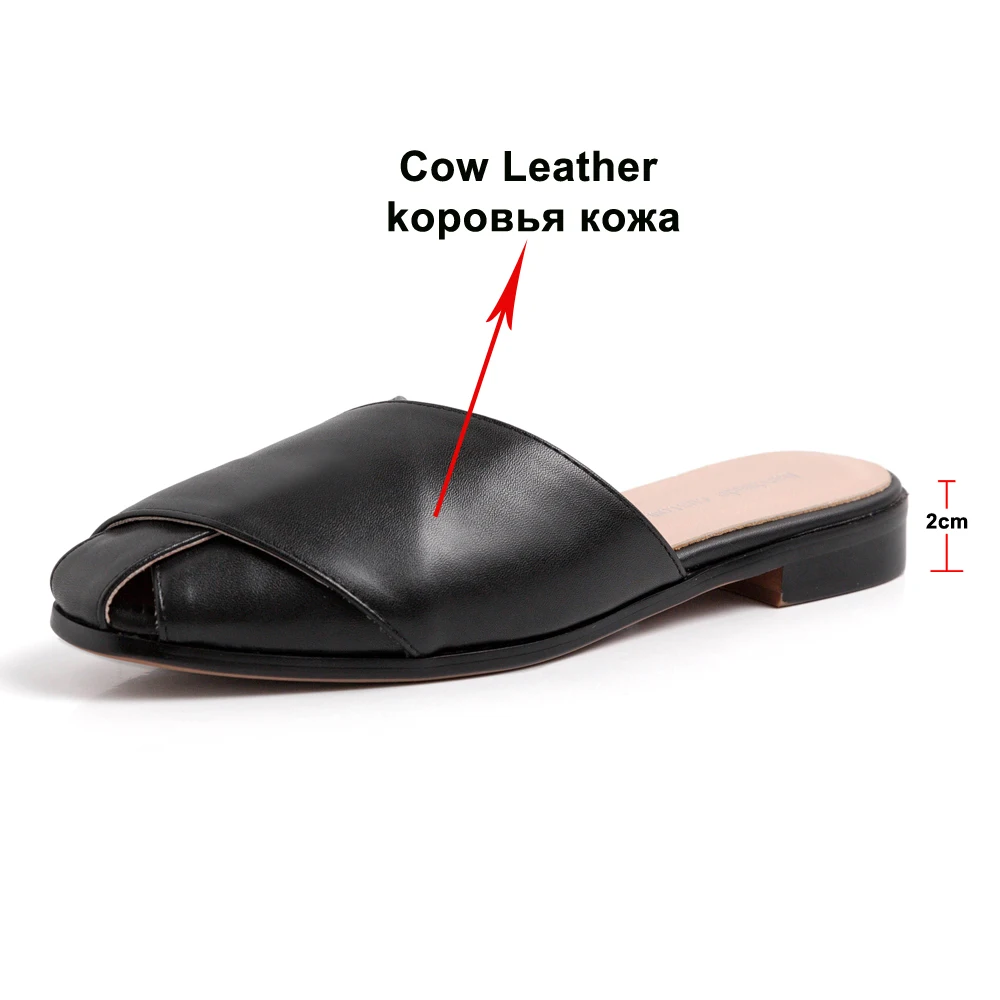 Женские шлепанцы на плоской подошве FOREADA летние повседневные Шлепанцы из