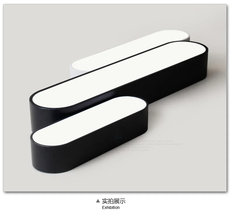 Современное офисное освещение слово светодиодный Потолочные светильники