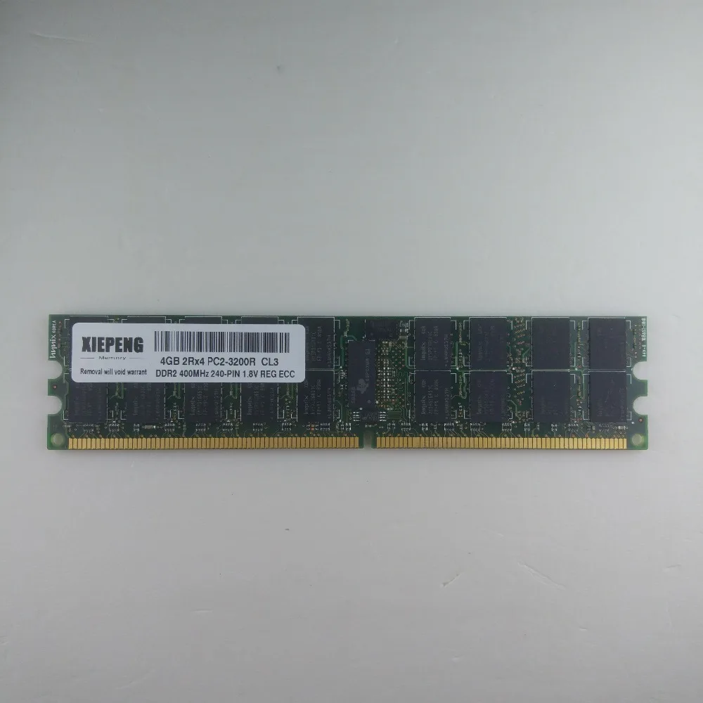 Для Dell PowerEdge 2850 6800 6850 6950 сервер флеш-накопитель 16Гб 8Гб ГБ DDR2 400 МГц PC2-3200R Оперативная память 4 Гб 2Rx4 PC2 3200 2 Гб Registered ECC память