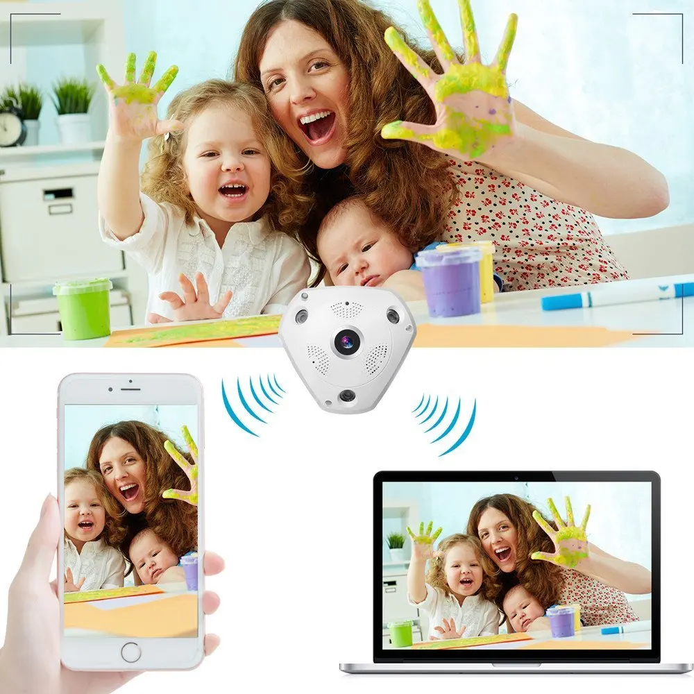 MX 960 P Wi Fi безопасности Камера IP Главная видеонаблюдения Системы 360 панорамный HD