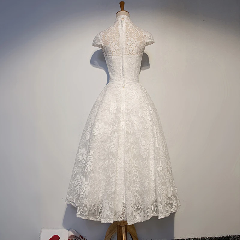 JANCEMBER Короткие коктейльные платья темно-зеленые кружева молния для высокого