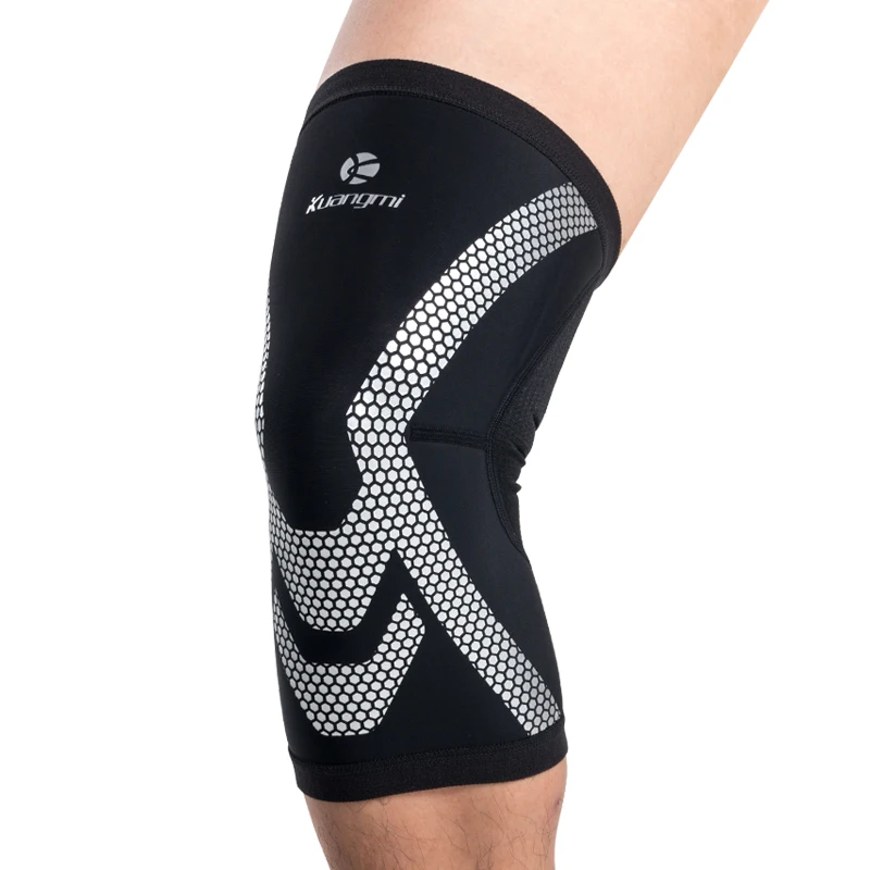 Kuangmi 1 шт. баскетбольные волейбольные спортивные наколенники теплые дышащие