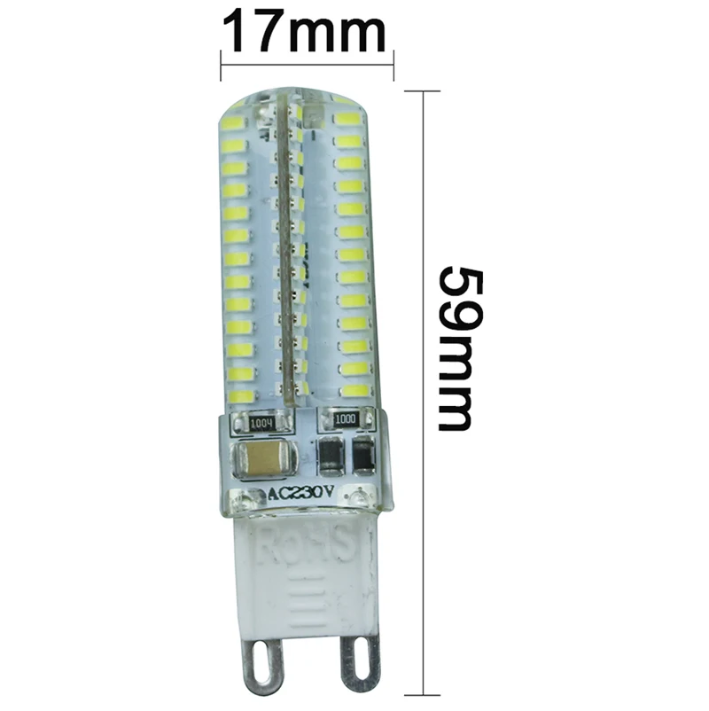 3014 220 В SMD G9 светодиодсветодиодный лампочка кукуруза 9 Вт светодиодный ная 104