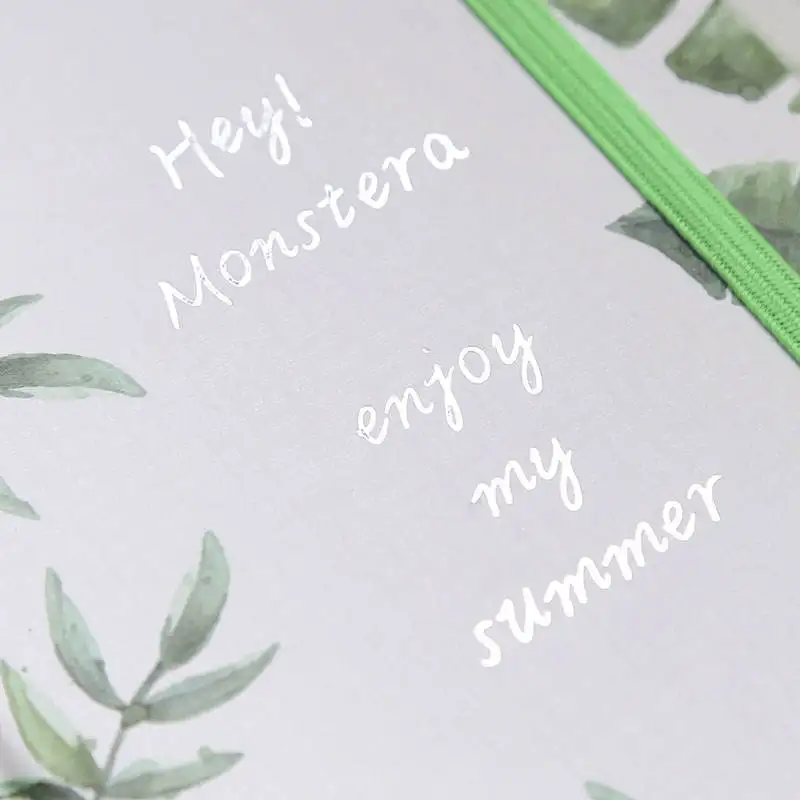 Эй! Записная книжка серия Monstera A6 утолщенная ученическая записная без рисунка 1