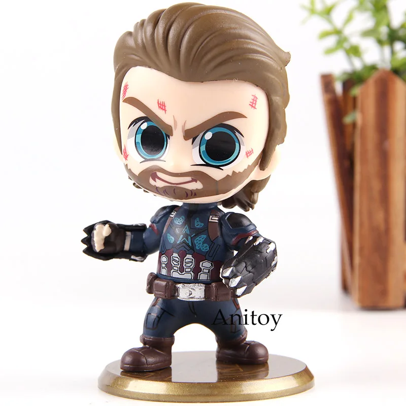 Marvel Мстители Бесконечность война фигурка Капитан Америка Зимний Солдат горячие игрушки Cosbaby Бобби голова Кукла Коллекция Модель игрушки