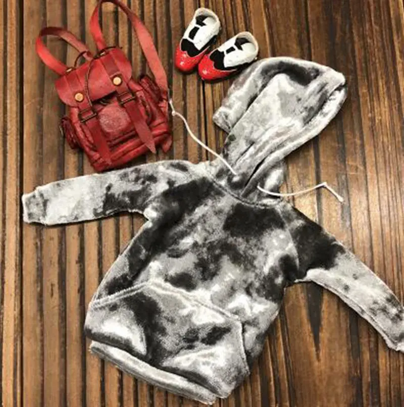 silver Модная Одежда для куклы Blyth, Спортивная толстовка с капюшоном с длинным рукавом для Azone, Momoko, OB24, Licca, Blyth, аксессуары для куклы - Цвет: silver