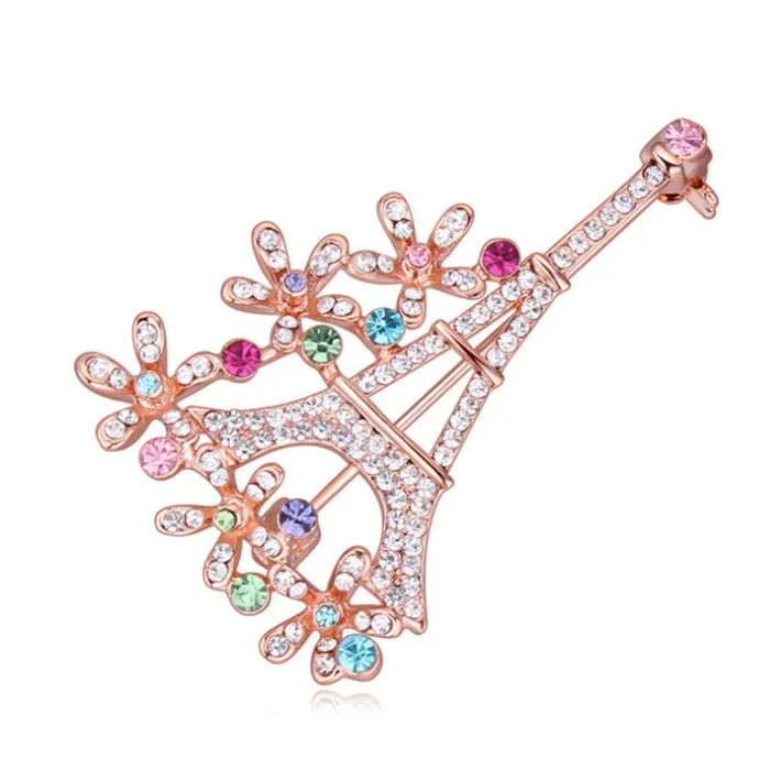 2021 Европейская мода ювелирные изделия Love the Eiffel Высококачественная брошь для