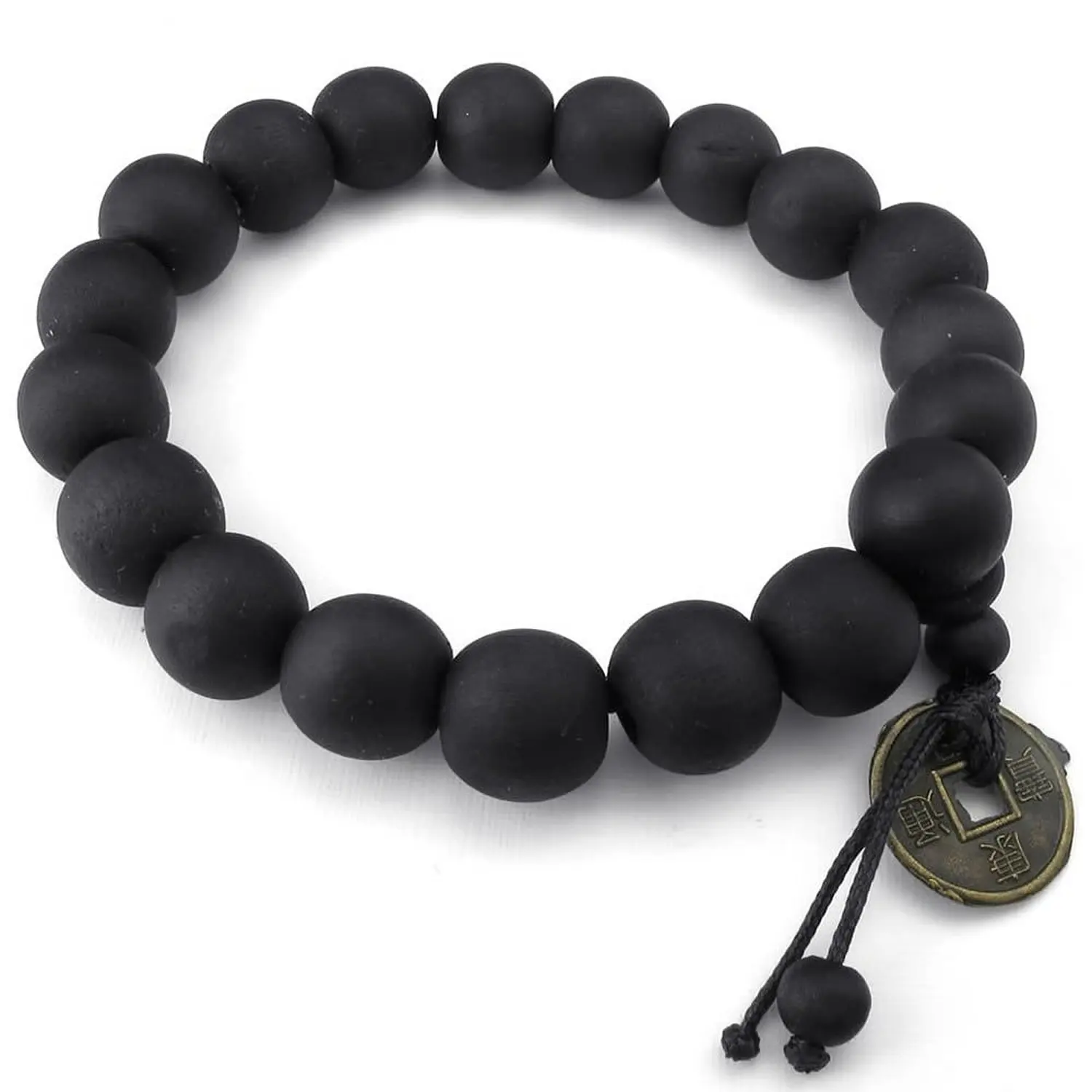 Мужской и Женский деревянный браслет 2 шт. 12 мм фотобуддийская Молитва Мала