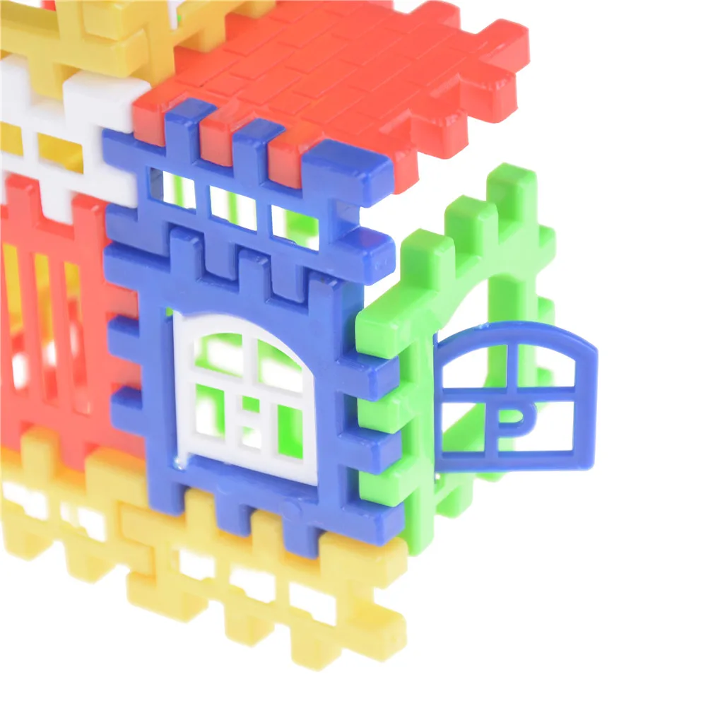44 шт./компл. милый детский дом Строительные блоки Набор развивающая игрушка|house