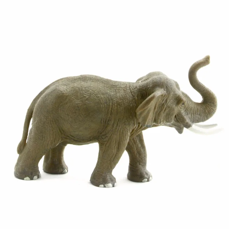 Waxsam 2017 Новый ПВХ Животные мира азиатских слонов статическая модель Пластик