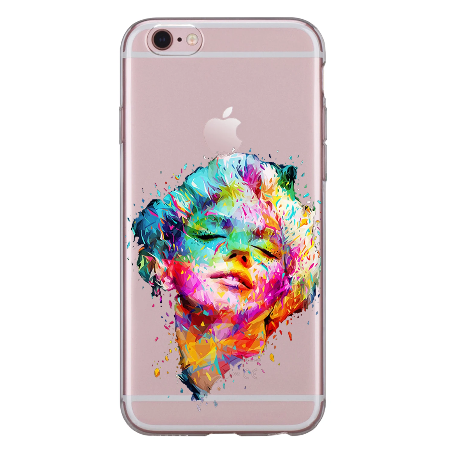Чехол для телефона iphone XS Max XR X 8 7 6 6S Plus 5 5S SE 5C 4S из мягкого ТПУ силикона милого цвета