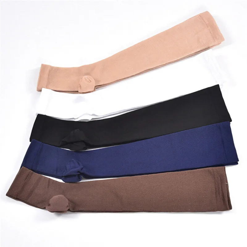 Новинка эластичные Компрессионные носки без косточек Чулки с поддержкой до