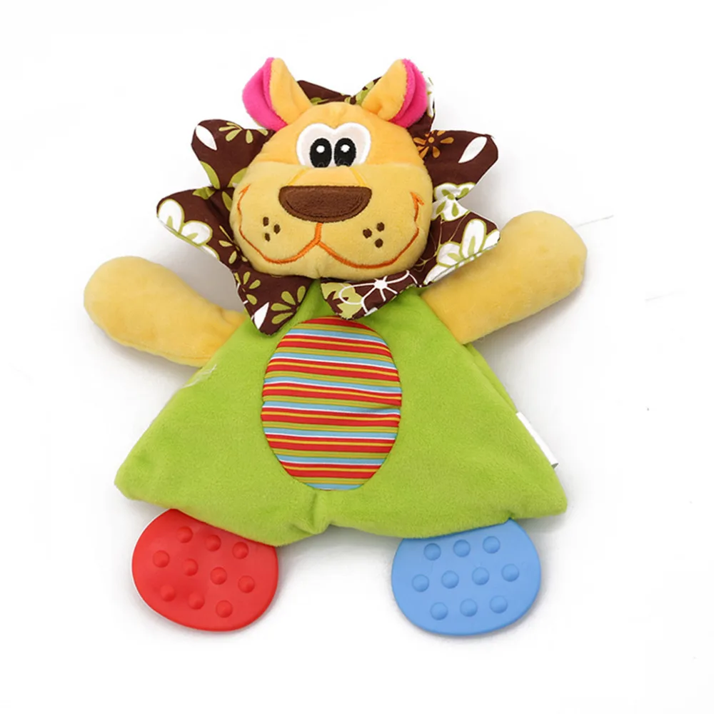 Детская милая плюшевая игрушка комфортное полотенце звуковая бумага кольцо для