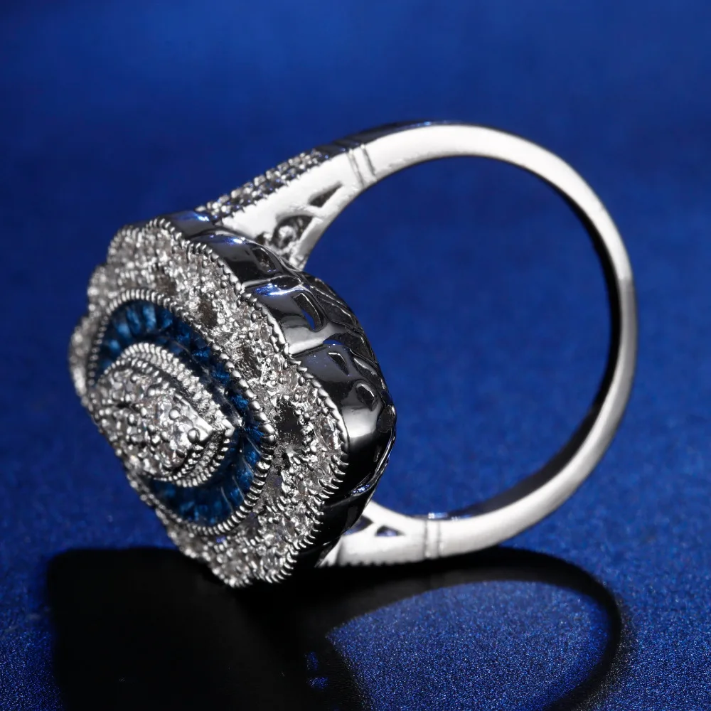 Оригинальный дизайн ручной работы cz уникальный стиль маркиза гигантский высокое