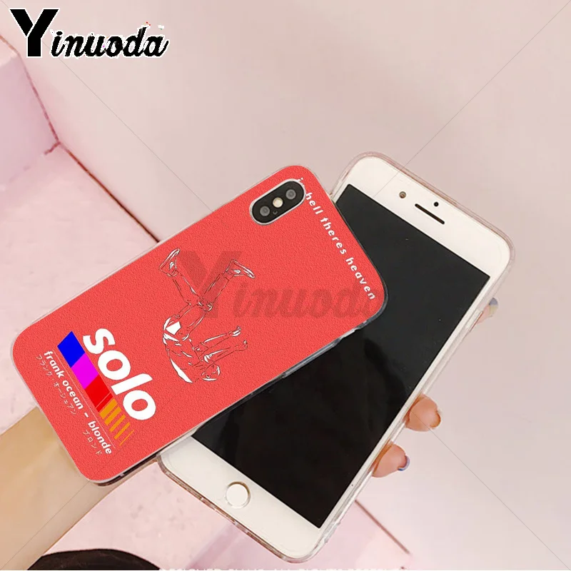 Yinuoda рисунок Frank Ocean Smart Cover Soft Shell чехол для телефона для iPhone 8, 7, 6, 6 S, Plus, 5, 5S SE XR X XS MAX корпус под плетенную сумку - Цвет: A14