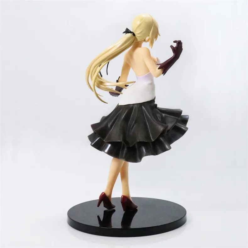 Аниме Bakemonogatari Oshino Shinobu стоя Ver ПВХ фигурка Коллекционная модель кукла игрушка 18 см