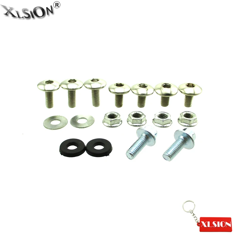 XLSION Aftermarket CRF110 обтекатель винт набор пластиковых панельных болтов для питбайка