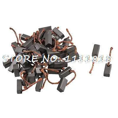 20 шт. 5 мм x 6 мм x 14 мм 5x6x14 мм Проводные свинцовые карбоновые щетки для автомобильных вентиляторов и т. Д.